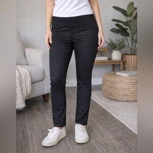 🆕 UP! Pants | Black Pull-On Stretch | Slim Leg | Size 4 | 29” Inseam | NWT